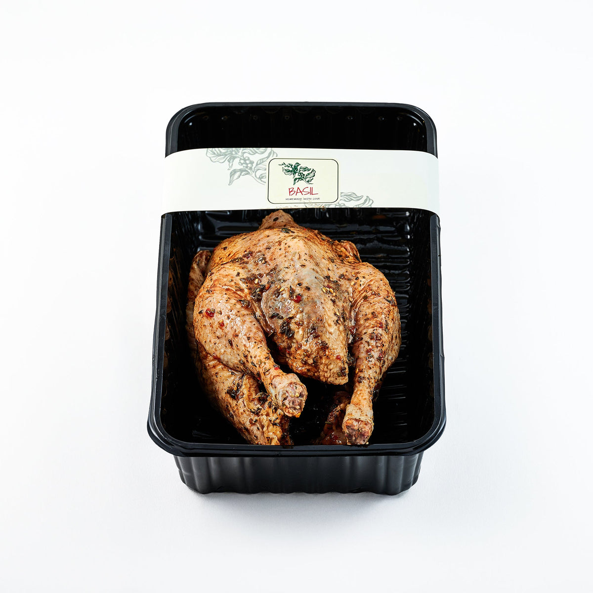 Fresh  Whole Chicken Marinated Stuffed with Freekeh