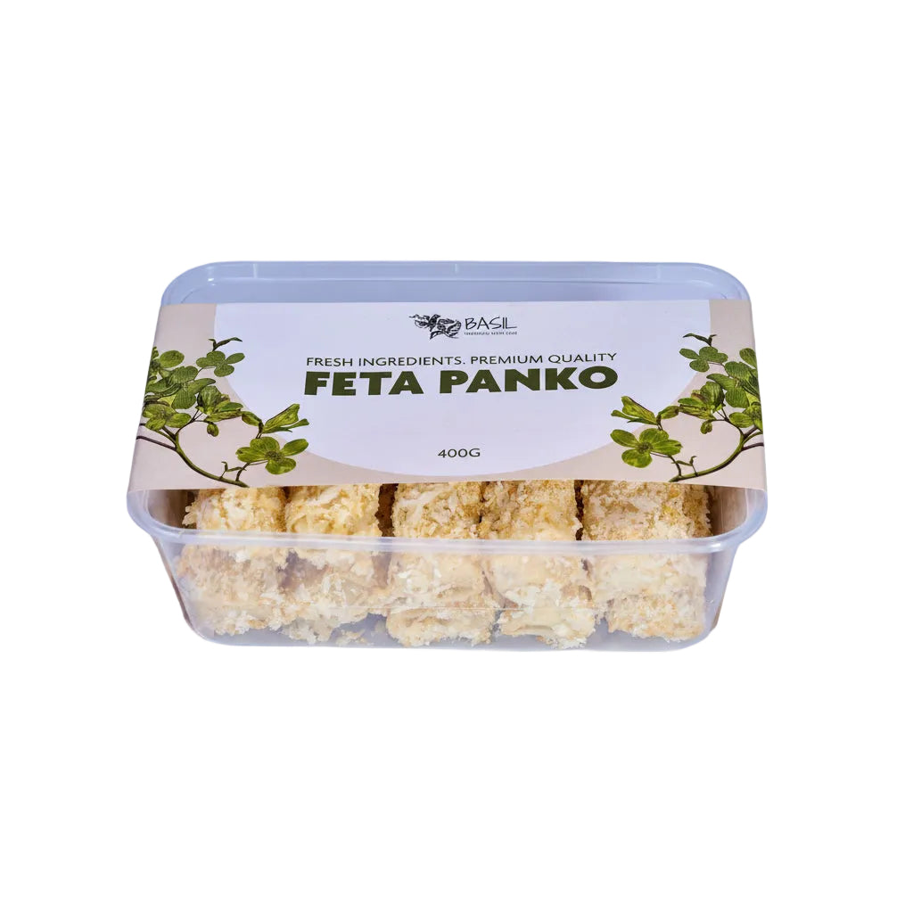 Panko Feta Rolls with Pesto